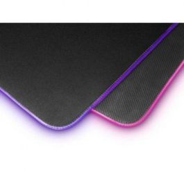Mars Gaming MMPRGB2 Alfombrilla Gaming XXL RGB LED, HUB 2x USB 2.0, Superficie Nanotextil, Base Caucho, 800x300x4mm