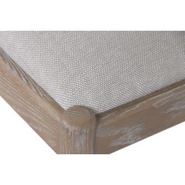 Silla Romantico DKD Home Decor Beige Natural 63 x 84 x 48 cm (2 Unidades)