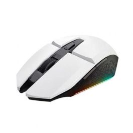 Trust Ratón Gaming Felox Gxt Wireless 800-4000Dpi 6 Botones Programables Iluminación Led Rgb Blanco