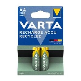 Pilas Recargables VARTA NI/MH HR06 AA 2100MAH 2UDS - Baja Autodescarga, Lista para Usar, 11% Materiales Reciclados, Ref: 56816101402 Pilas Recargables VARTA NI/MH HR06 AA 2100MAH 2UDS - Baja Autodescarga, Lista para Usar, 11% Materiales Reciclados, Ref: 56816101402