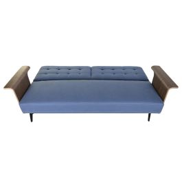 Sofa Cama Urban DKD Home Decor Azul Marron 87 x 81 x 203 cm