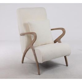 DKD Home Decor Butaca Moderno Blanco Natural 70 x 85 x 68 cm Precio: 320.49999993. SKU: B1HF37BM3L