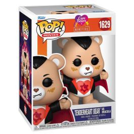 FUNKO Figura POP Care Bears x Monsters Tender Heart Bear as Dracula, Figura de Vinilo de 9cm