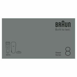 Braun BRA8700216554404 Afeitadora eléctrica Serie 8 Negra 60 minutos de autonomía Carga rápida en 5 minutos