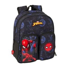 Safta Mochila Infantil Adaptable a Carro Spider-Man Attack con Bolsillos 330x100x270 mm