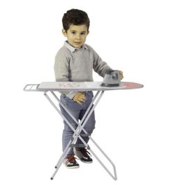 Decuevas Planchador Plegable Funny Rosa, Altura Regulable, 63x72x25 cm