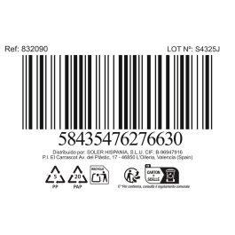 Prb Jumbo 450 ml 3 Dibujos Surtidos "Megan" M - La Mediterranea (36 Unidades) Prb Jumbo 450 ml 3 Dibujos Surtidos "Megan" M - La Mediterranea (36 Unidades)