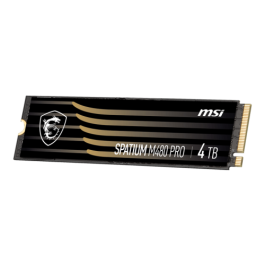 MSI S78-440R050-P83 SSD SPATIUM M480 PRO 4TB M.2 PCIe 4.0 NVMe 3D NAND 7400/7000 MB/s para PC/Portátil