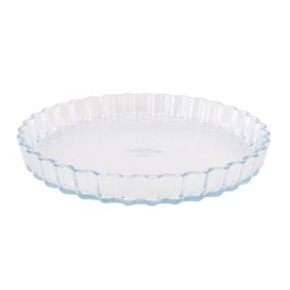 Quttin Molde Tarta de Vidrio Rizado 1.5L - Ø27x3.5 cm (6 Unidades)