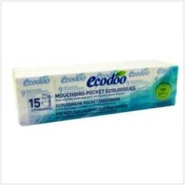 ECODOO Pañuelo de Bolsillo Triple Capa, Fibras 100% Recicladas, Suave y Resistente, Blíster Biodegradable, 15 Unidades Precio: 4.49999968. SKU: B1EFGFKH6T