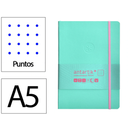 Antartik Cuaderno Tapa Blanda A5 Hojas Puntos Rosa y Turquesa 80 Hojas 80 gr FSC Precio: 6.50000021. SKU: B15H68XGQD