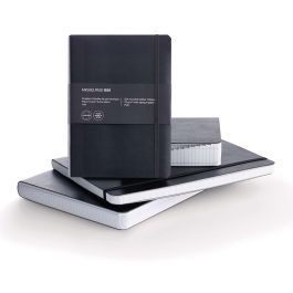 MAUL LEATHER1839 Miquelrius Cuaderno de Notas 104x150mm Cuadriculado 5mm con Índice, 300 Hojas
