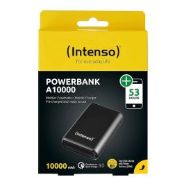 Intenso A10000 Powerbank 10000mAh Carga Rápida Quickcharge PD 20W USB-A USB-C Negro LED