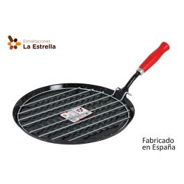 Asador con Parrilla 26 cm Jaspeada - La Estrella (12 Unidades) Asador con Parrilla 26 cm Jaspeada - La Estrella (12 Unidades)