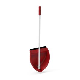Recogedor Plastiken Blanco Rojo Plástico Plegable
