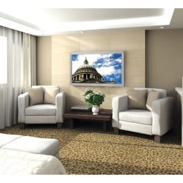 B-Tech Soporte de Pared de Perfil Bajo para Pantalla Plana hasta 42" (40kg máx), VESA 75x75 - 200x200, Negro