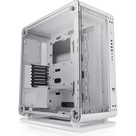 Thermaltake Core P6 Tempered Glass Snow Midi Tower Caja PC Blanco, Ventiladores 120/140mm y Discos 2.5/3.5'' Compatibles