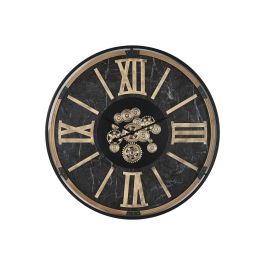 Reloj de Pared Home ESPRIT Negro Dorado Metal Cristal 127 X 9 X 127 cm Precio: 379.50000044. SKU: B17JG5DCRP