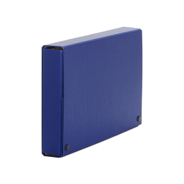 Carpeta proyectos Pardo Folio 90 mm Azul con Broche Carton Forrado