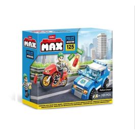 Construcción coche policía y moto 125 piezas 20 x 17 cm. Precio: 6.2436. SKU: B1CPRFMC6N