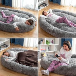 InnovaGood® Cama para perro Cloft, cama perro grande, tejido de poliéster, cama perros medianos antiestrés, Máxima relajación y InnovaGood® Cama para perro Cloft, cama perro grande, tejido de poliéster, cama perros medianos antiestrés, Máxima relajación y