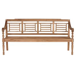 DKD Home Decor Indonesia 1c24 Banco de Teca Natural 200 x 65 x 101 cm