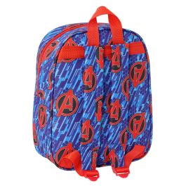 Safta Mochila Guardería 3D Avengers para Niños | 22x27x10 cm | Edad Mínima 3 Años