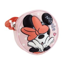 Bolso Bandolera 3D Minnie Mouse Rojo 13 x 13 x 4 cm