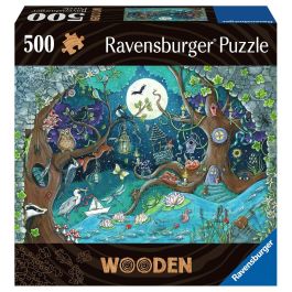 Ravensburger RAV4005556175161 Puzzle de Madera 500 Piezas Bosque Fantástico