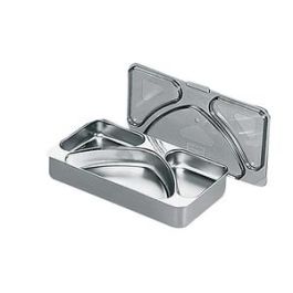 RIEBER Bandeja Thermoport TH-10, 3 Divisiones con Tapa, Acero Inoxidable, Capacidad 1.25 Litros, Mantiene Temperatura para Transporte de Comida Caliente Precio: 251.2081. SKU: B1EYY3YEYS