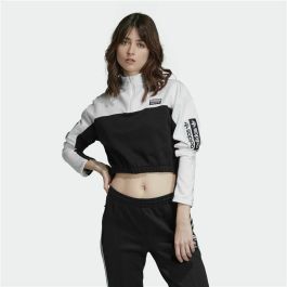 Camiseta de Manga Corta Mujer Adidas Cropped Blanco