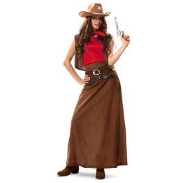 Disfraz cowgirl falda, pañuelo, chaleco y 2 cinturones talla XXL Disfraz cowgirl falda, pañuelo, chaleco y 2 cinturones talla XXL