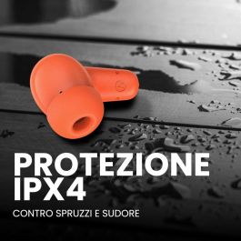 SPC 4630P Auriculares Inalámbricos True Wireless Boost Buds Rojos Bluetooth 5.4, 30h Autonomía Total, ENC, IPX4, Control Táctil