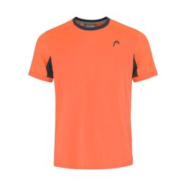 Camiseta Deportiva de Manga Corta Head Slice Morado Naranja