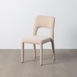 Silla Apilable Crema Tejido Salón 47 X 61 X 84 cm