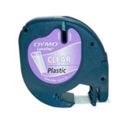 Dymo Cinta 12267, Negro Sobre Transparente De 12 mmx4M, De Plástico. Rotuladora Letratag Precio: 7.49999987. SKU: B13QHAQFLF