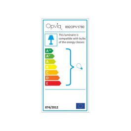 Endüstri Lámpara Colgante "Sorocaba" OPV-892OPV1780 Estilo Industrial Negro 3xE27