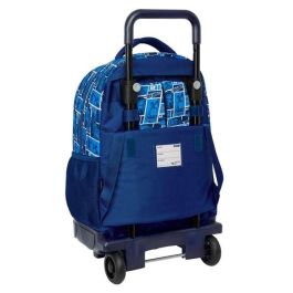 Mochila Escolar con Ruedas Hot Wheels Sonny Azul marino 33 x 45 x 22 cm Mochila Escolar con Ruedas Hot Wheels Sonny Azul marino 33 x 45 x 22 cm