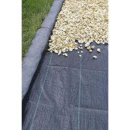NATURE Pajote para jardines - Tratamiento anti UV, 100 g / m² - 1 x 25 m NATURE Pajote para jardines - Tratamiento anti UV, 100 g / m² - 1 x 25 m
