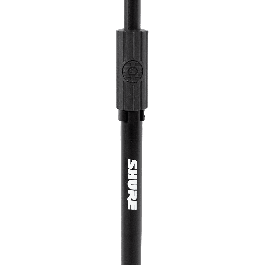 SBG Soporte de Micrófono Recto de Suelo con Base Redonda 30cm | Altura Ajustable 889-1625mm | Acero Negro