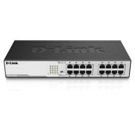 D-Link DGS-1016D/E Switch Gigabit 16 Puertos RJ-45 10/100/1000 Mbps con Ahorro de Energía D-Link Green y Diseño de Sobremesa