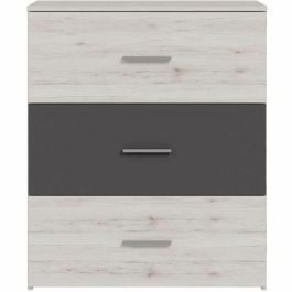 ADRIA ADRIAIRDK211J51 Cómoda 3 cajones Roble fresno Gris liso 75,2x41,3x89,7 cm ADRIA ADRIAIRDK211J51 Cómoda 3 cajones Roble fresno Gris liso 75,2x41,3x89,7 cm
