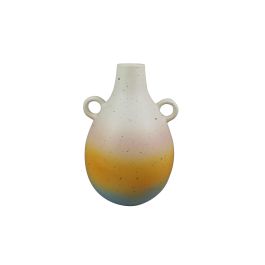 DKD Home Decor Jarrón Moderno Decorativo de Dolomite. Colores Azul y Naranja. Medidas: Alto 22.1 cm, Ancho 15.7 cm, Largo 15.1 cm. Pack de 4 Unidades. Precio: 28.48098. SKU: B1HFQNEZ5S