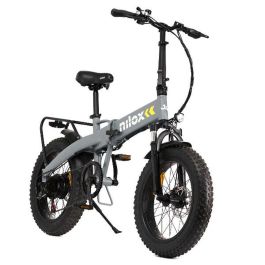Bicicleta Eléctrica Nilox J4 PLUS 20X4P Gris 250 W 13000 mAh 20" Bicicleta Eléctrica Nilox J4 PLUS 20X4P Gris 250 W 13000 mAh 20"
