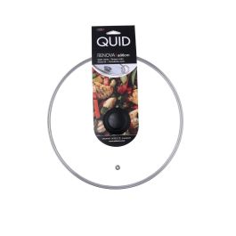 Quid Tapa de Vidrio Renova 30 cm Transparente con Mango de Baquelita, 12 Unidades, Apto Lavavajillas Quid Tapa de Vidrio Renova 30 cm Transparente con Mango de Baquelita, 12 Unidades, Apto Lavavajillas