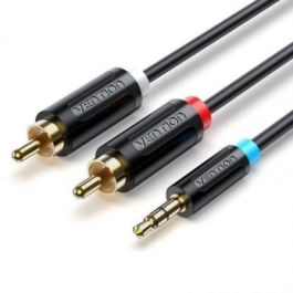 Vention BCLBD Cable de Audio Estéreo con Conectores Jack 3.5mm Macho a 2x RCA Macho de 0.5 Metros, Color Negro Precio: 5.50000055. SKU: B19QV3WXMH