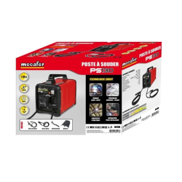 Mecafer PS130 Máquina de Soldadura por Arco MMA 130A para Electrodos de hasta 3.25mm