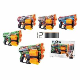 Zuru X-SHOT Dread Lanzador de Dardos, XSH4894680021259, Cañón Giratorio Doble, 7 Diseños, Alcance 27 m Precio: 40.49999954. SKU: S2425999