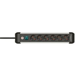 Regleta Enchufes 6 Tomas con Interruptor Brennenstuhl Premium-Alu-Line 3500 W (3 m)