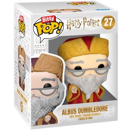 FUNKO Bitty POP! Harry Potter Castillo Hogwarts - Expositor de Vinilo con Albus Dumbledore y Luna Lovegood (Contiene 2 muñecos Bitty Pop!)